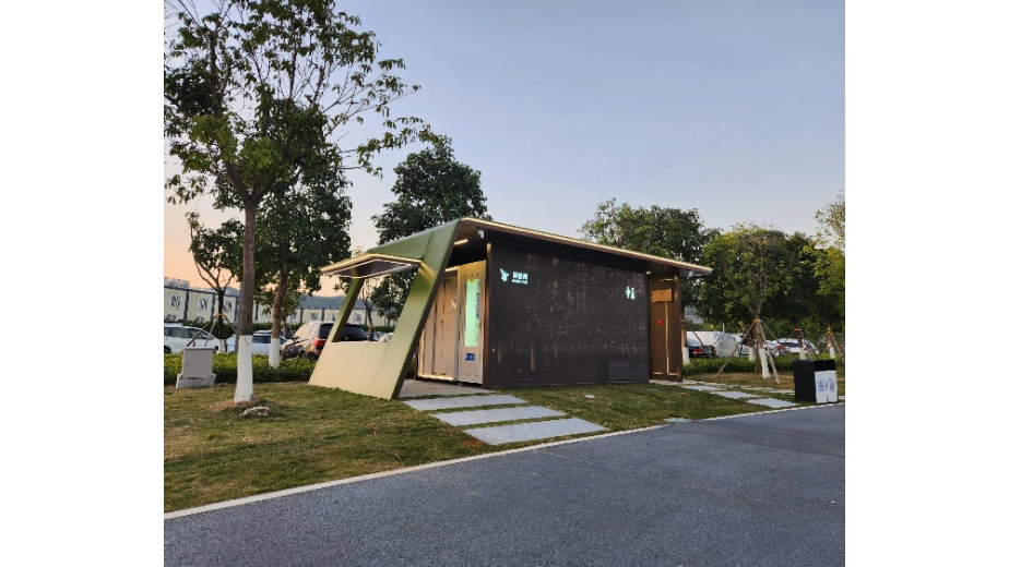 extended prefabricated public toilet